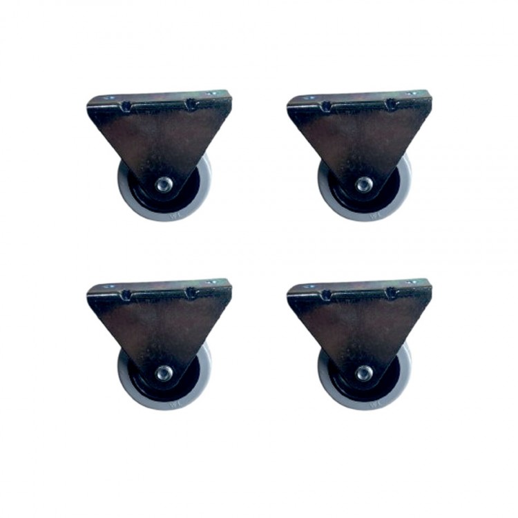 Furç Sabit Teker - 20x50 - Gri HKS180 - 4 Adet