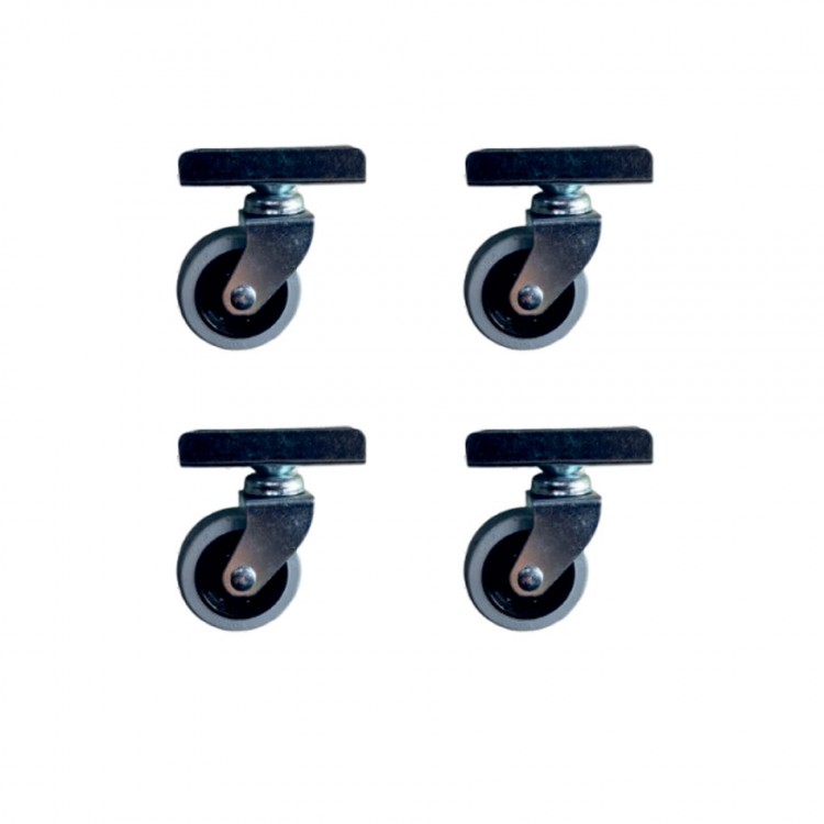 Furç Uzun-Sunta Bilyalı Teker - 20x50 - Gri - 18MM HKS184 - 4 Adet
