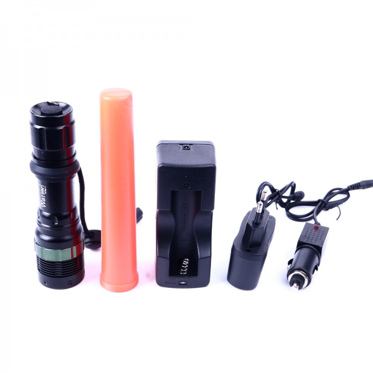 Cree5 Signal Rechargeable LED Flashlight – Emergency Professional Model WT-262