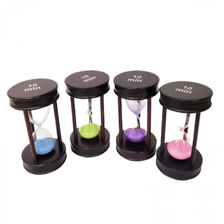 Decorative Wooden 10 Minute Hourglass