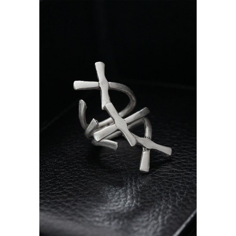 Adjustable Skull Pattern Ring - TJ-EY436 Adjustable Skull Pattern Ring - TJ-EY436