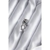 Silver-Coloured Leopard Model Zircon Stone Detail VIP Women's Ring - TJ-BYK2854