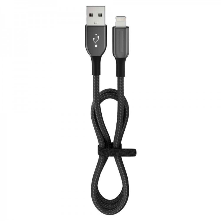 12 Watt 2.4A Usb-A To Lightning 1.2M Hızlı Şarj Kablosu Siyah FC35 12 Watt 2.4A Usb-A To Lightning 1.2M Hızlı Şarj Kablosu Siyah FC35