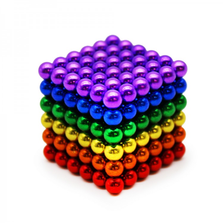 Colorful Magic Magnetic Balls Dyum Magnet Cube Ball 216 Pcs Cube