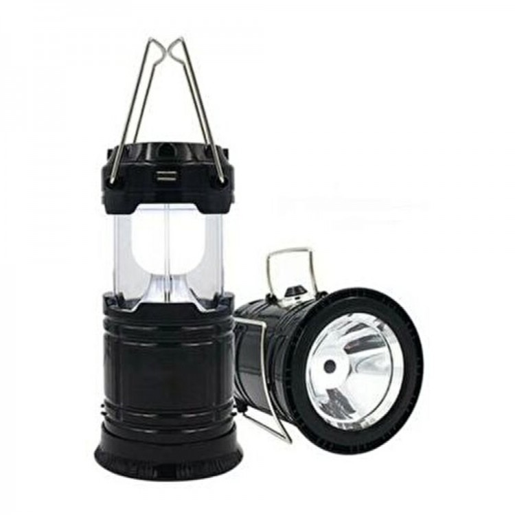 Solar Charging Solar Powered Fan Camping Lantern Solar Panel Camping Rechargeable Searchlight Usb Charging