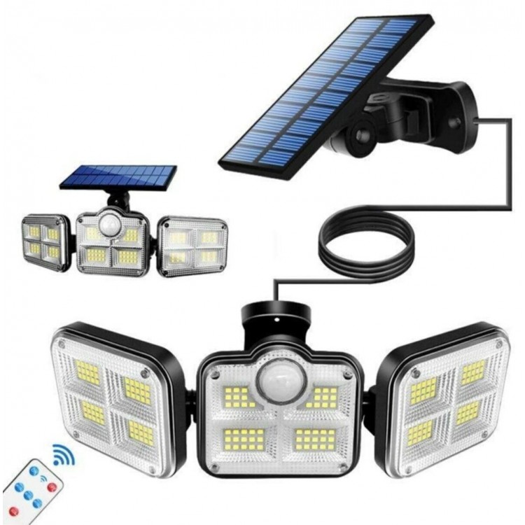 Solar Solar Powered 122 Led Motion Sensor Garden Lighting Street Light with Remote Control Solar Solar Powered 122 Led Motion Sensor Garden Lighting Street Light with Remote Control