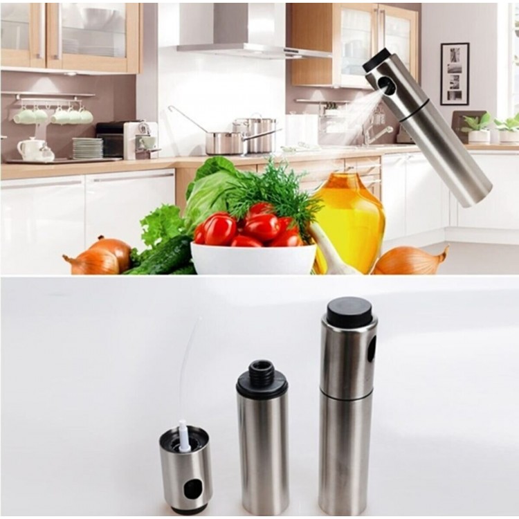 Stainless Steel Body Spray Oil Dispenser - Olive Oil/Vinegar Sprayer
