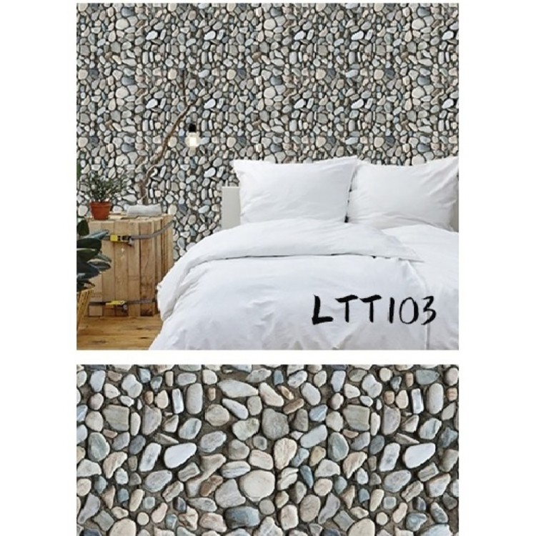 Çakıl Taşı Desenli Yapışkanlı Kaplama Kağıdı Büyük Boy 3 Metre Çakıl Taşı Desenli Yapışkanlı Kaplama Kağıdı Büyük Boy 3 Metre