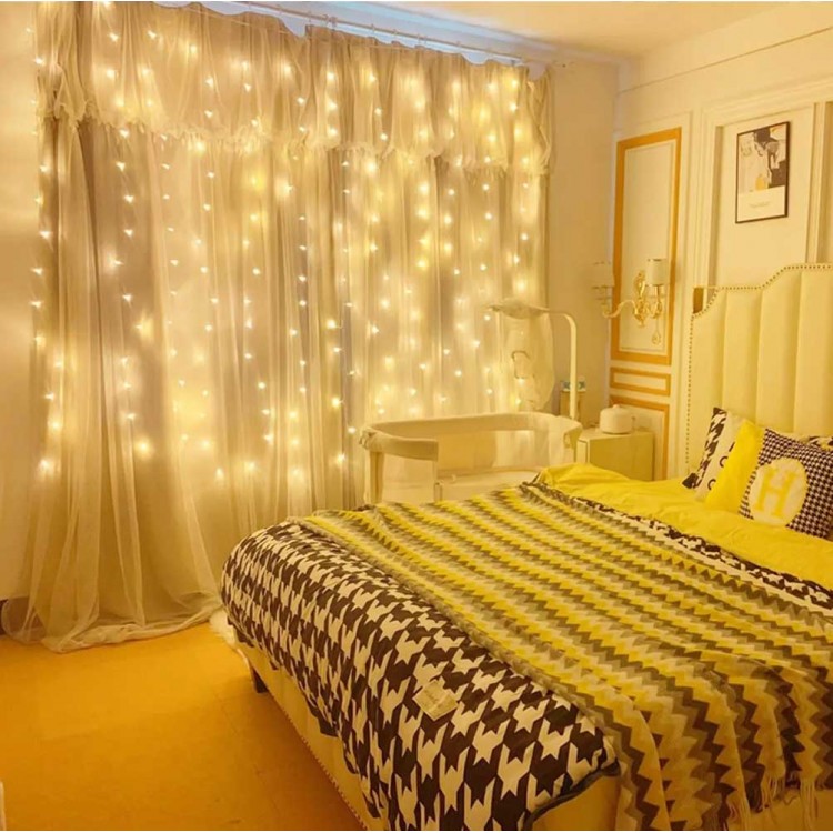 8 Fonksiyonlu Peri Perde Led Uzaktan Kumandalı Günışığı Perde Peri Led (3 mt x 3 mt) 8 Fonksiyonlu Peri Perde Led Uzaktan Kumandalı Günışığı Perde Peri Led (3 mt x 3 mt)