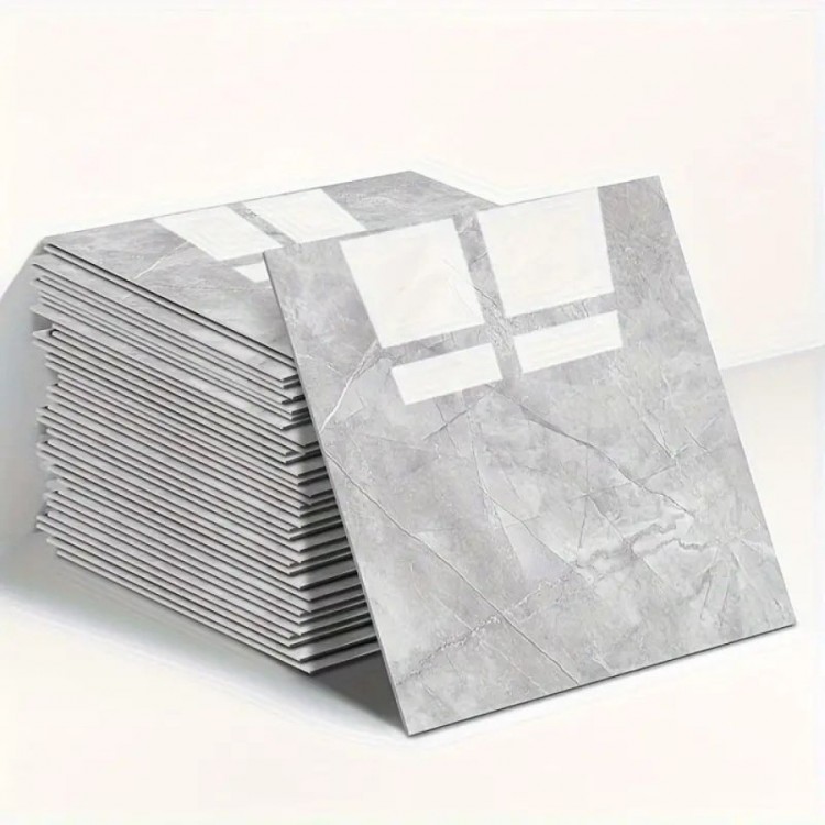 Mermer Desen Duvar Sticker Gri 30 x 30 Cm 1 Adet Mermer Desen Duvar Sticker Gri 30 x 30 Cm 1 Adet