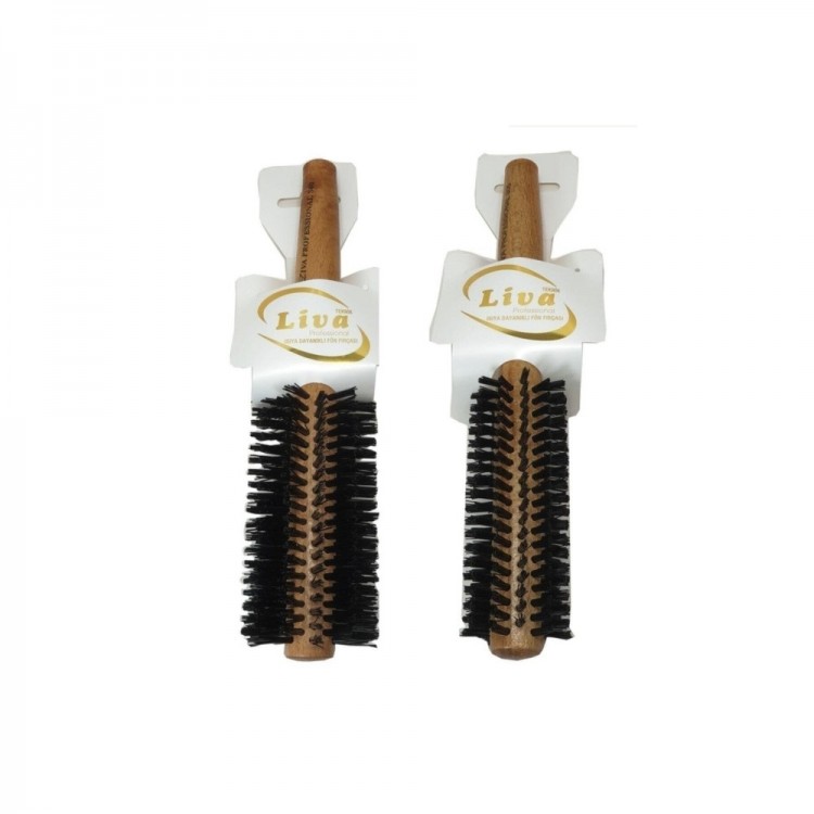 Liva 540 350 Saç Fırçası Yanmaz Profesyonel Fön Fırçası 2 Adet Liva 540 350 Saç Fırçası Yanmaz Profesyonel Fön Fırçası 2 Adet