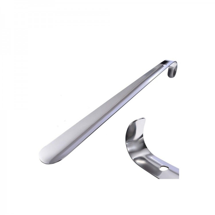 Steel Chrome Plated Shoe Horn Kerata 65 cm Steel Chrome Plated Shoe Horn Kerata 65 cm