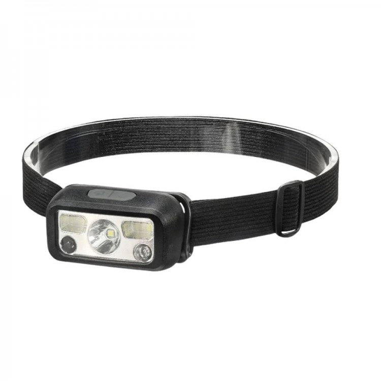 Sensörlü Şarjlı Type-C Çok Amaçlı Kırmızı Işıklı Kafa Lambası HS-43 Sensörlü Şarjlı Type-C Çok Amaçlı Kırmızı Işıklı Kafa Lambası HS-43