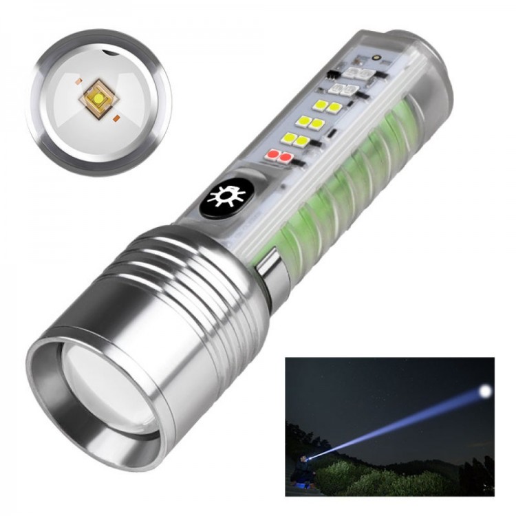 Professional TG LED Powerful 8 Modes Type-C 1000 Lumen Police Cigarette Lighter Rechargeable Flashlight Professional TG LED Powerful 8 Modes Type-C 1000 Lumen Police Cigarette Lighter Rechargeable Flashlight