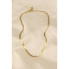 316L Stainless Steel Gold Color 45 cm Italian Chain Model Women's Necklace - TJ-BKO5902