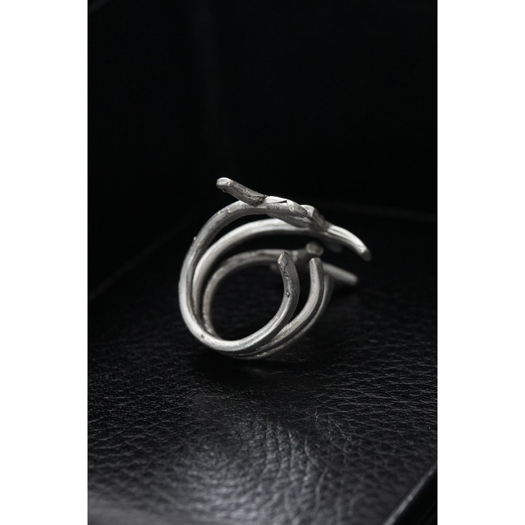 Adjustable Skull Pattern Ring - TJ-EY436