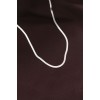 316L Stainless Steel Silver Color 60 cm Italian Chain Necklace - TJ-BKO6229