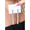 Silver Color Zircon Stone Women's Earrings - TJ-BKP7160