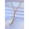 316L Steel Gold Color Elevator Model Women's Necklace - TJ-BKO7467