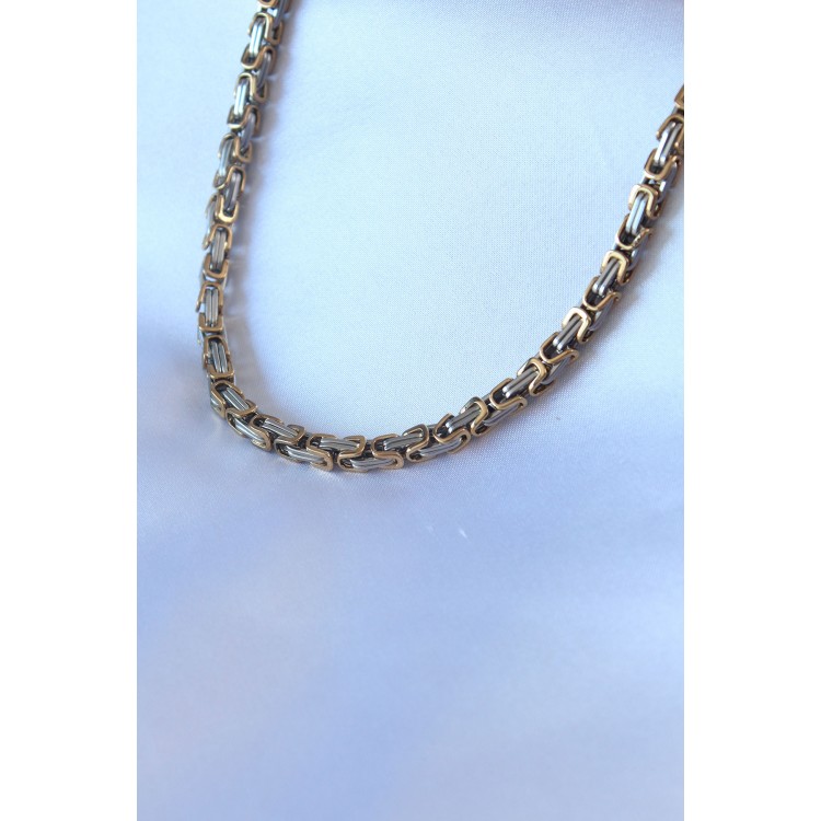 316L Çelik Mix Renk Kral Zincir Model Erkek Kolye - TJ-ERK1321 316L Çelik Mix Renk Kral Zincir Model Erkek Kolye - TJ-ERK1321