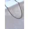 316L Steel Silver Color Chain Model Men's Necklace - TJ-ERK1337
