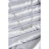 316L Stainless Steel Chain Silver Color Atatürk Signature Figure Women's Necklace - TJ-BKO7841