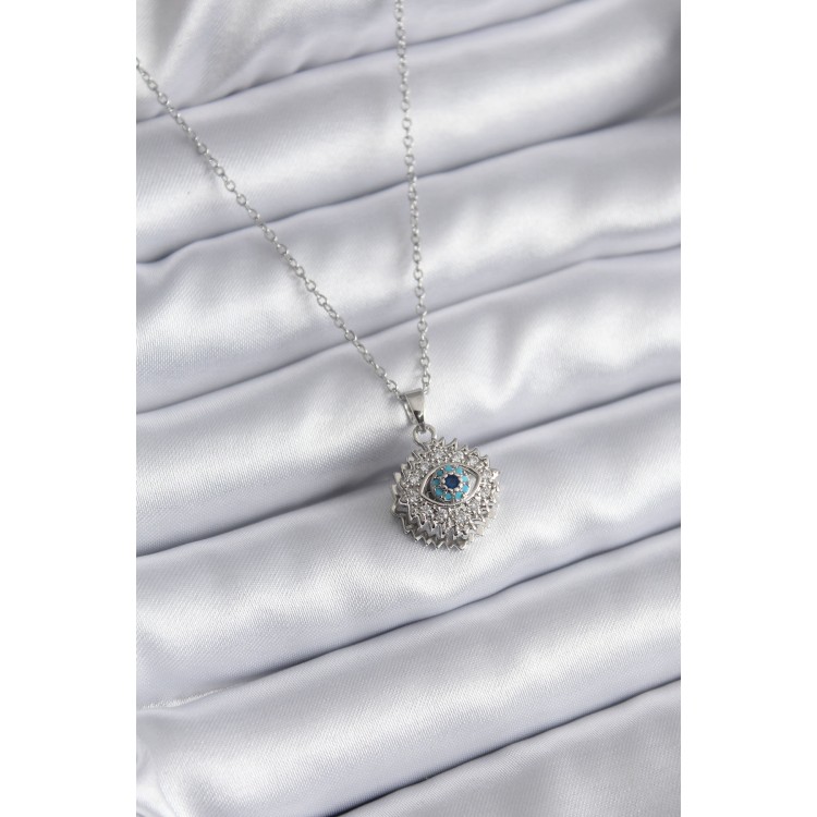 316L Çelik Gold Renk Zirkon Taşlı Göz Model Kadın Kolye - TJ-BKO8169 316L Çelik Gold Renk Zirkon Taşlı Göz Model Kadın Kolye - TJ-BKO8169