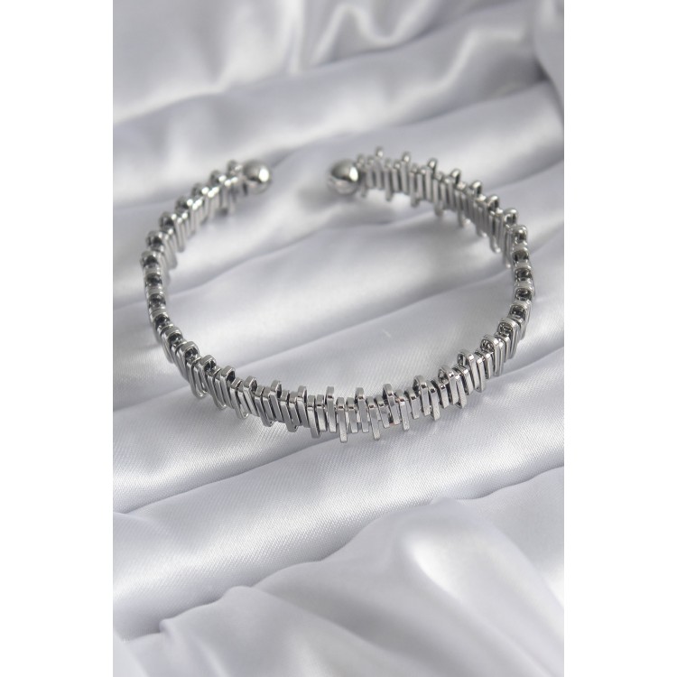 316L Steel Silver Color Dorika Model Women's Bracelet - TJ-BB5781 316L Steel Silver Color Dorika Model Women's Bracelet - TJ-BB5781
