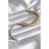 316L Steel Gold Silver Color Zircon Stone Tiffany VIP Series Women's Cuff - TJ-BB5841