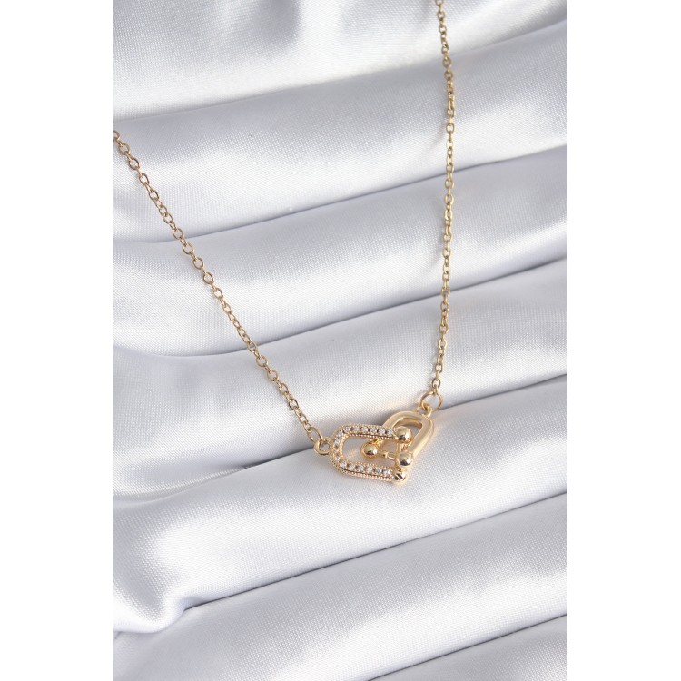316L Çelik Gold Renk Zirkon Taşlı Tiffany Model Kadın Kolye - TJ-BKO8252 316L Çelik Gold Renk Zirkon Taşlı Tiffany Model Kadın Kolye - TJ-BKO8252