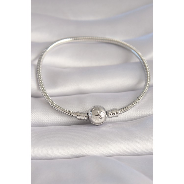 Gold-Tone Rice-Shaped Charm Bracelet for Women - TJ-BB5989