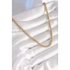 316L Steel Gold Color Twisted Chain Model Women's Necklace - TJ-BKO8446