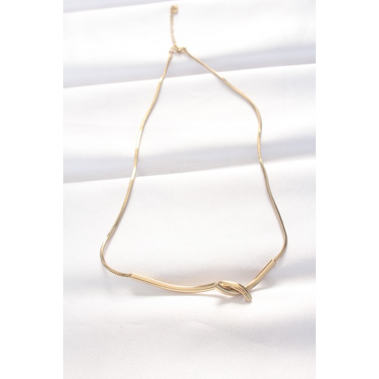 316L Stainless Steel Gold-Colored Necklace - TJ-BKO8529