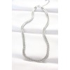 316L Stainless Steel Silver Fishbone Chain Necklace - TJ-BKO8530