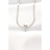 316L Stainless Steel T-Letter Silver Color Italian Chain Necklace - TJ-BKO8535