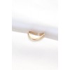 Flat Gold Color Adjustable Ring - TJ-BYK3101