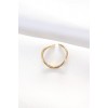 Flat Gold Color Adjustable Ring - TJ-BYK3101
