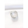Thick Silver Color Adjustable Ring - TJ-BYK3102