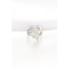 Topçuk Model Zircon Stone Silver Color Adjustable Ring - TJ-BYK3137