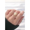 Gold-Tone Adjustable Ring with Z Letter - TJ-BYK3153