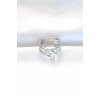 Color-Adjustable Silver Ring with Colored Zircon Stones - TJ-BYK3127