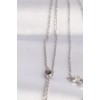 316L Stainless Steel Chain Silver Color Zircon Stone Star Necklace - TJ-BKO8610