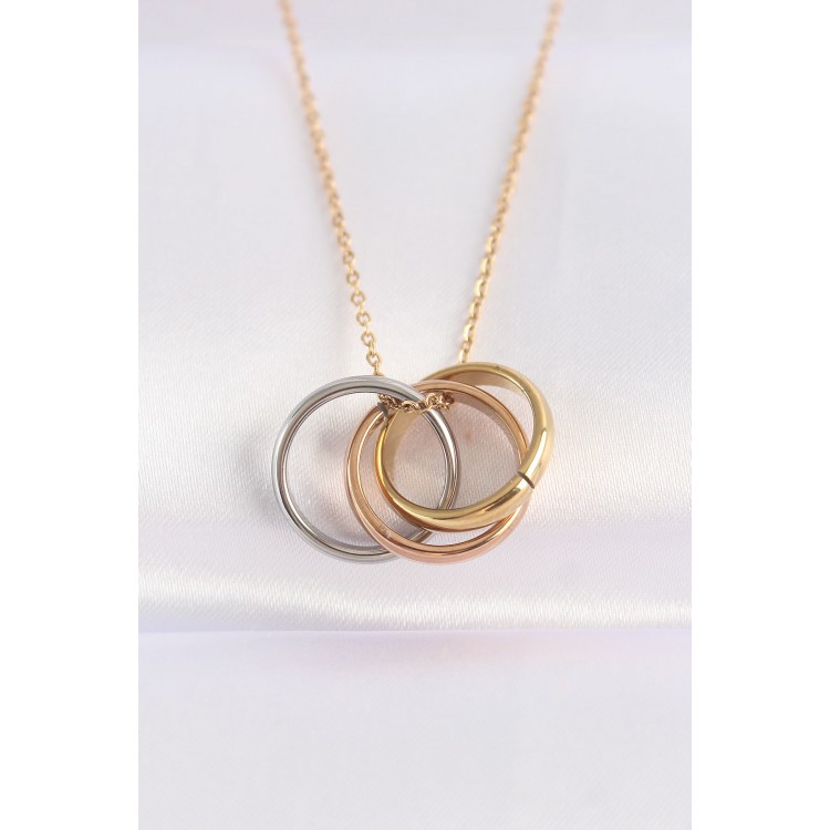 316L Stainless Steel Chain Multi-Color Model Necklace - TJ-BKO8668