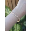 VIP Series Brass Zircon Stone Gold Color Spiral Model Bracelet - TJ-BB6083