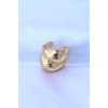 Gold-Tone Adjustable Drop Ring - TJ-BYK3174