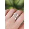 Rice Silver Color Adjustable Ring - TJ-BYK3175