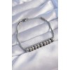 316L Stainless Steel Silver-Colored Oval-Shaped Bracelet - TJ-BB6097