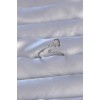 Silver-Colored Zircon Stone Pearl Saturn Model Adjustable Ring - TJ-BYK3222