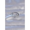Silver-Colored Zircon Stone Pearl Saturn Model Adjustable Ring - TJ-BYK3222