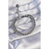 316L Steel Silver Color Thick Chain Bracelet - TJ-BB6183
